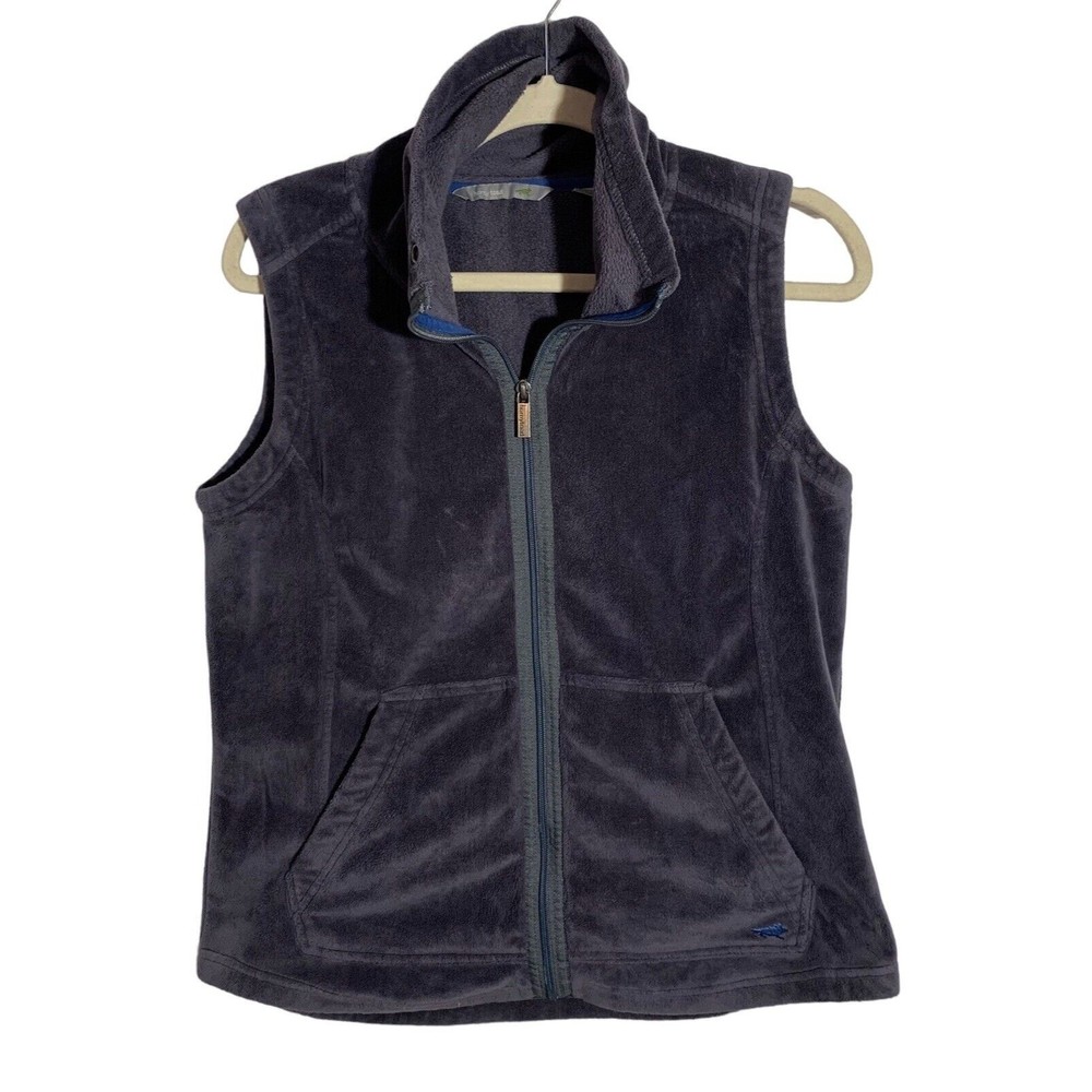 Horny Toad Women's Size Small Full Zip Fleece Collard Sweater Vest MSRP $115